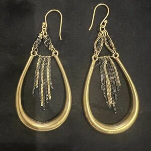 Silpada Brass Tassel Earrings